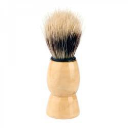 Natural bristle shaving brush