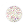 Honeycomb Hologram Glitter for Nails - White