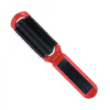 Folding hairbrush with mirror
