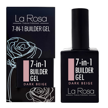 LaRosa 7-in-1 BUILDER GEL in a Bottle - DARK BEIGE