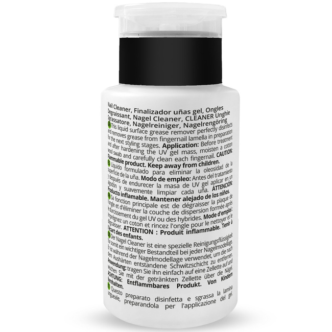 La Rosa Nail CLEANER 190 ml, convenient bottle with a pump, liquid for degreasing nails