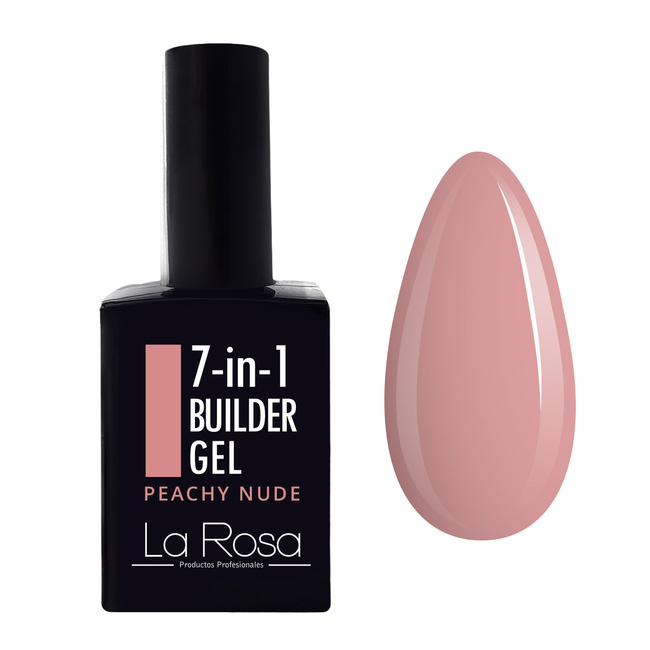 LaRosa 7-in-1 BUILDER GEL in a Bottle - PEACHY NUDE