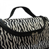 Cosmetic Organizer  Bag with Mirror Zebra
