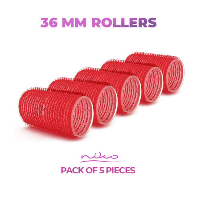 Rollers for hair with Velcro - diameter 36 mm