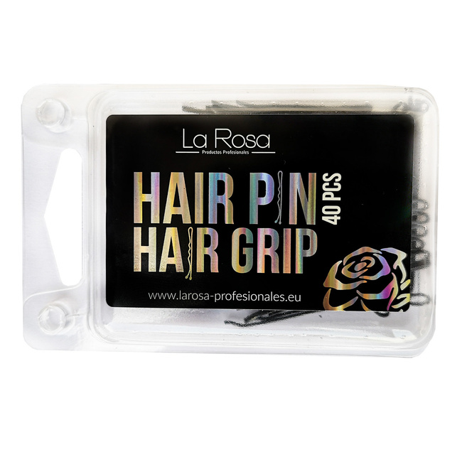 Crimp pins with gold balls La Rosa 6 cm