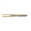 Straight Eyebrow Tweezers - Gold